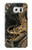 W0426 Gold Dragon Hard Case and Leather Flip Case For Samsung Galaxy S6 Edge