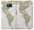 W0604 World Map Hard Case and Leather Flip Case For Samsung Galaxy S6 Edge