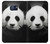 W1072 Panda Bear Hard Case and Leather Flip Case For Samsung Galaxy S6 Edge