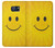 W1146 Yellow Sun Smile Hard Case and Leather Flip Case For Samsung Galaxy S6 Edge