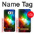 W2312 Colorful Rainbow Space Galaxy Hard Case and Leather Flip Case For Samsung Galaxy S6 Edge