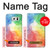 W2945 Colorful Watercolor Hard Case and Leather Flip Case For Samsung Galaxy S6 Edge