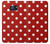 W2951 Red Polka Dots Hard Case and Leather Flip Case For Samsung Galaxy S6 Edge