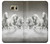 W0933 White Horses Hard Case and Leather Flip Case For Samsung Galaxy S6