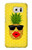 W2443 Funny Pineapple Sunglasses Kiss Hard Case and Leather Flip Case For Samsung Galaxy S6