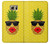 W2443 Funny Pineapple Sunglasses Kiss Hard Case and Leather Flip Case For Samsung Galaxy S6