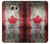 W2490 Canada Maple Leaf Flag Texture Hard Case and Leather Flip Case For Samsung Galaxy S6