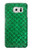 W2704 Green Fish Scale Pattern Graphic Hard Case and Leather Flip Case For Samsung Galaxy S6