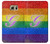 W2899 Rainbow LGBT Gay Pride Flag Hard Case and Leather Flip Case For Samsung Galaxy S6