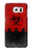 W2917 Biohazards Virus Red Alert Hard Case and Leather Flip Case For Samsung Galaxy S6