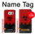 W2917 Biohazards Virus Red Alert Hard Case and Leather Flip Case For Samsung Galaxy S6