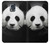 W1072 Panda Bear Hard Case and Leather Flip Case For Samsung Galaxy S5