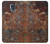 W2714 Rust Steel Texture Graphic Printed Hard Case and Leather Flip Case For Samsung Galaxy S5