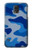 W2958 Army Blue Camo Camouflage Hard Case and Leather Flip Case For Samsung Galaxy S5