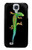 W0125 Green Madagascan Gecko Hard Case and Leather Flip Case For Samsung Galaxy S4