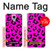 W1850 Pink Leopard Pattern Hard Case and Leather Flip Case For Samsung Galaxy S4