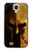 W2439 Warrior Spartan Helmet Hard Case and Leather Flip Case For Samsung Galaxy S4