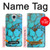 W2685 Aqua Turquoise Gemstone Graphic Printed Hard Case and Leather Flip Case For Samsung Galaxy S4