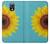 W3039 Vintage Sunflower Blue Hard Case and Leather Flip Case For Samsung Galaxy S4