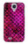 W3051 Pink Mermaid Fish Scale Hard Case and Leather Flip Case For Samsung Galaxy S4