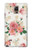 W1859 Rose Pattern Hard Case and Leather Flip Case For Samsung Galaxy Note 4