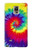 W2884 Tie Dye Swirl Color Hard Case and Leather Flip Case For Samsung Galaxy Note 4