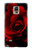 W2898 Red Rose Hard Case and Leather Flip Case For Samsung Galaxy Note 4