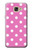 W2358 Pink Polka Dots Hard Case and Leather Flip Case For Samsung Galaxy A5 (2016)