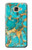 W2906 Aqua Turquoise Stone Hard Case and Leather Flip Case For Samsung Galaxy A5 (2016)