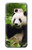 W1073 Panda Enjoy Eating Hard Case and Leather Flip Case For Samsung Galaxy A3 (2017)