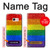 W2683 Rainbow LGBT Pride Flag Hard Case and Leather Flip Case For Samsung Galaxy A3 (2017)