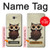 W0360 Coffee Owl Hard Case and Leather Flip Case For Samsung Galaxy J7 Prime