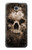W0552 Skull Hard Case and Leather Flip Case For Samsung Galaxy J7 Prime