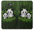 W2441 Panda Family Bamboo Forest Hard Case and Leather Flip Case For Samsung Galaxy J7 Prime