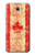 W2490 Canada Maple Leaf Flag Texture Hard Case and Leather Flip Case For Samsung Galaxy J7 Prime