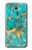 W2906 Aqua Turquoise Stone Hard Case and Leather Flip Case For Samsung Galaxy J7 Prime