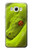 W0785 Green Snake Hard Case and Leather Flip Case For Samsung Galaxy J7 (2016)