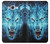 W0752 Blue Fire Grim Wolf Hard Case and Leather Flip Case For Samsung Galaxy J7