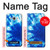 W1869 Tie Dye Blue Hard Case and Leather Flip Case For Samsung Galaxy J7