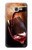 W2396 Red Wine Bottle And Glass Hard Case and Leather Flip Case For Samsung Galaxy J7