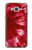 W2480 Tie Dye Red Hard Case and Leather Flip Case For Samsung Galaxy J7