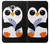 W2631 Cute Baby Penguin Hard Case and Leather Flip Case For Samsung Galaxy J7