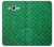 W2704 Green Fish Scale Pattern Graphic Hard Case and Leather Flip Case For Samsung Galaxy J7