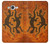 W2901 Lizard Aboriginal Art Hard Case and Leather Flip Case For Samsung Galaxy J7