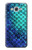 W3047 Green Mermaid Fish Scale Hard Case and Leather Flip Case For Samsung Galaxy J7