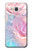 W3050 Vintage Pastel Flowers Hard Case and Leather Flip Case For Samsung Galaxy J7