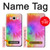W2488 Tie Dye Color Hard Case and Leather Flip Case For Samsung Galaxy J5 (2016)
