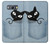 W2641 Pocket Black Cat Hard Case and Leather Flip Case For Samsung Galaxy J5 (2016)