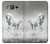 W0932 White Horse Hard Case and Leather Flip Case For Samsung Galaxy On5