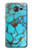 W2685 Aqua Turquoise Gemstone Graphic Printed Hard Case and Leather Flip Case For Samsung Galaxy On5